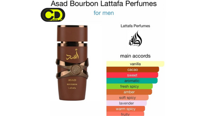 LATTAFA Asad Bourbon Eau De Parfum 100ML