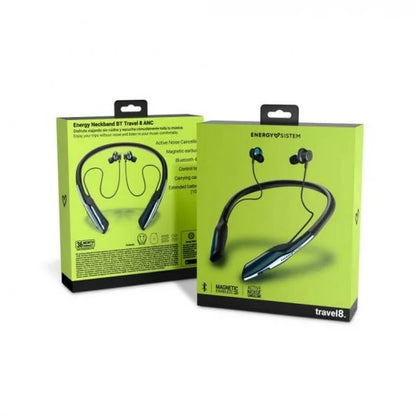 Energy Sistem Neckband BT Travel 8 ANC Auriculares Deportivos Negro